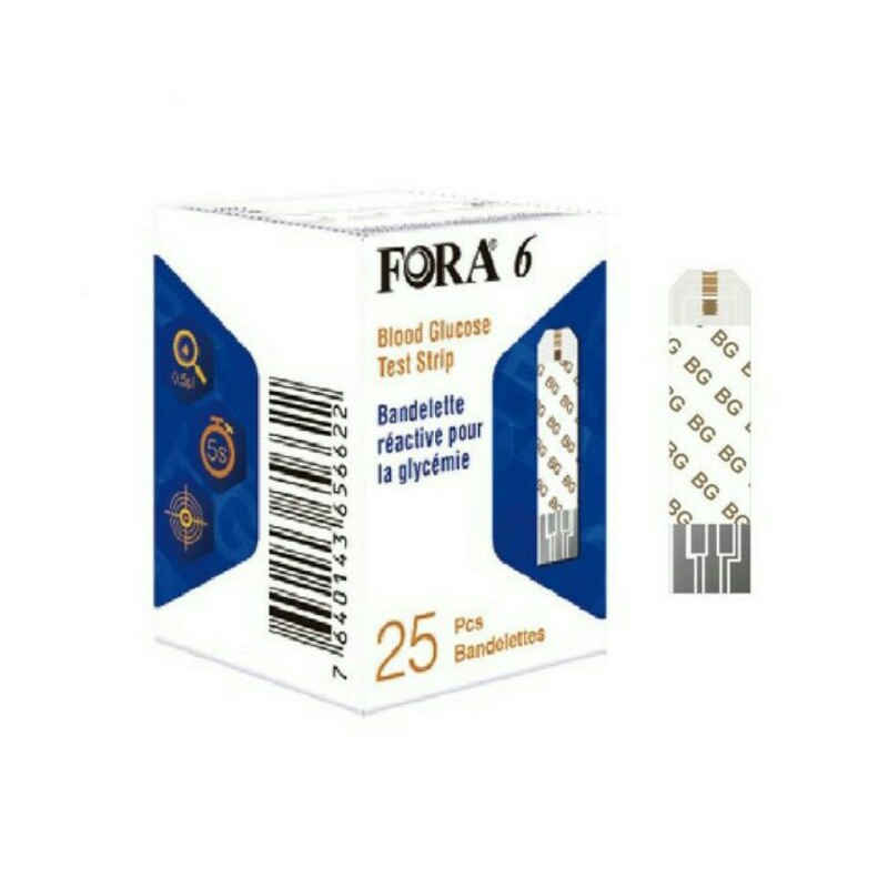 Strip Fora Gula Darah Glucose Test / strip gula darah glucose