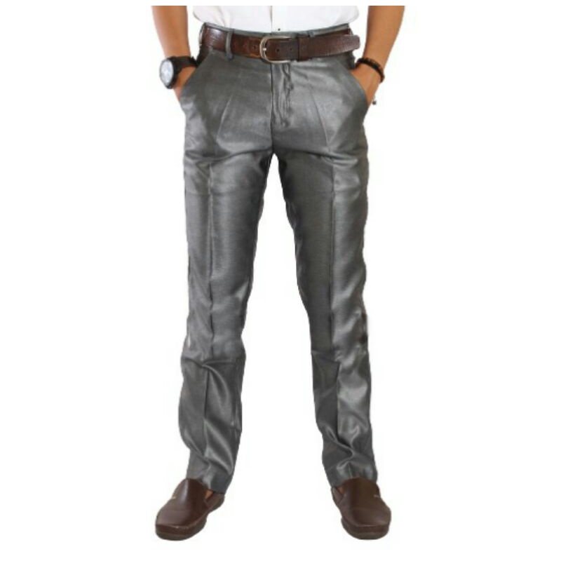 CELANA FORMAL PRIA DASAR MENGKILAT SLIMFIT (28-37)TERLARIS