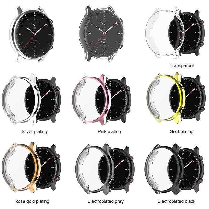 Soft Case Tpu Bumper Ringan Pelindung Layar Smartwatch Huami Amazfit Gtr 2 2e 3 Pro Gtr2 Gtr2E Gtr3Pro