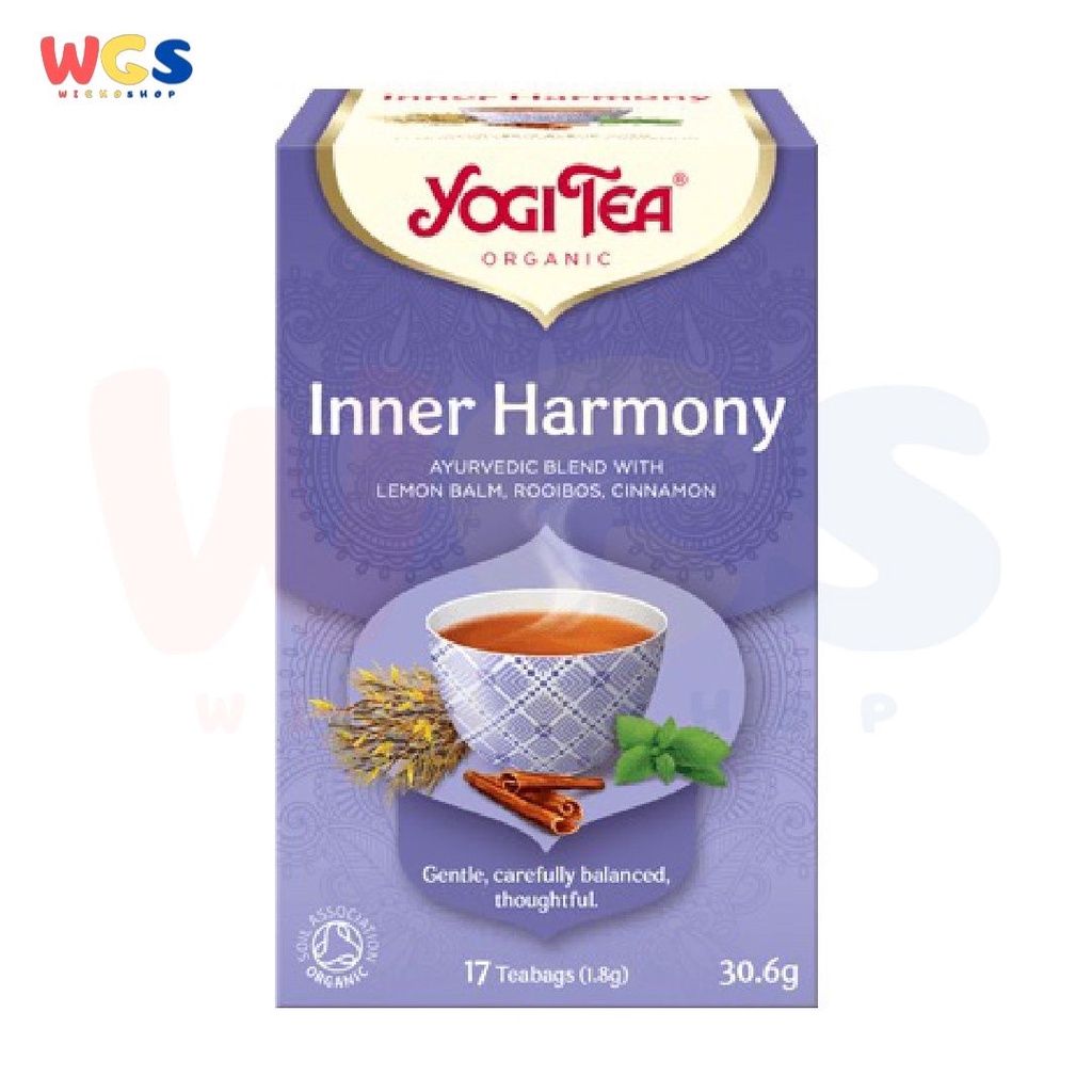 Yogi Tea Organic Inner Harmony Ayurdevic Blend Herbal Tea 17p x 1.8g