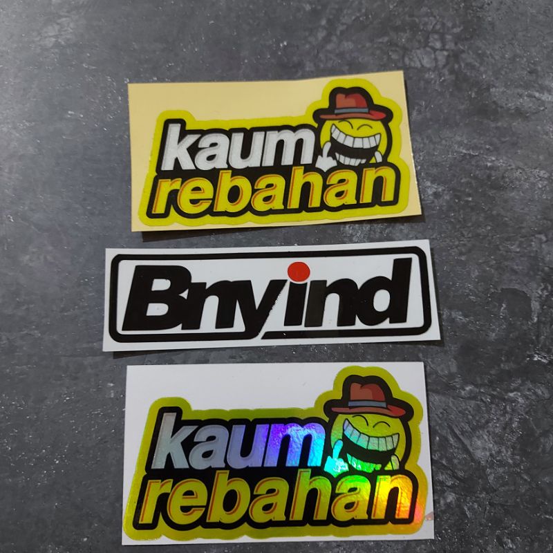 STICKER KAUM REBAHAN PRINCUT