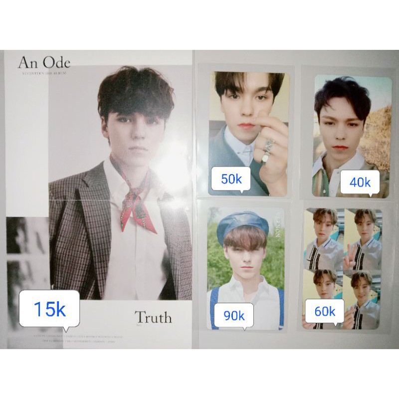 PHOTOCARD SEVENTEEN VERNON AN ODE HAPPY ENDING HENGGARAE HMV BARET GRID