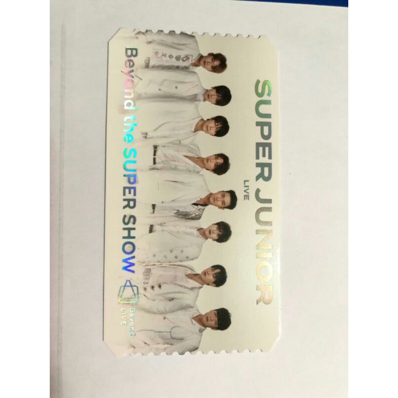 Super Junior Ar Ticket Beyond Live