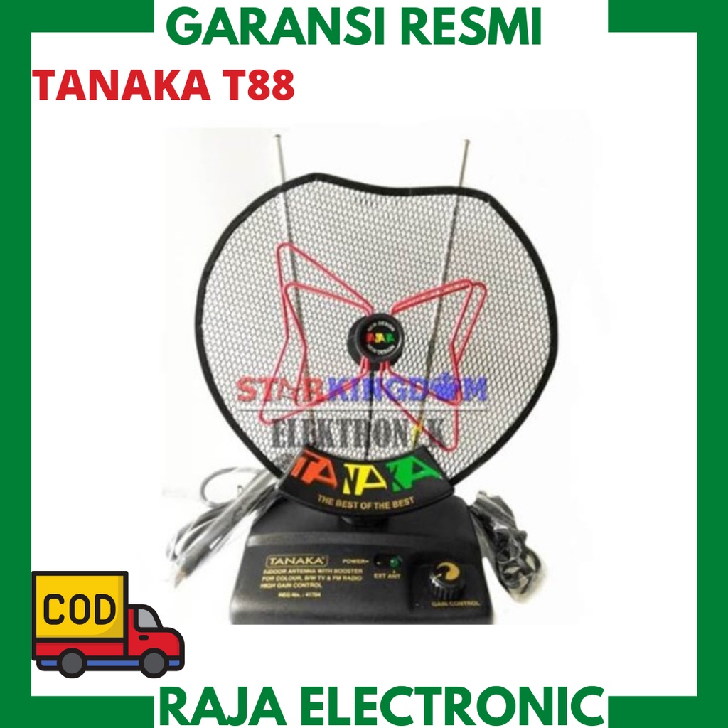 Antena indoor Tanaka T88 dengan booster