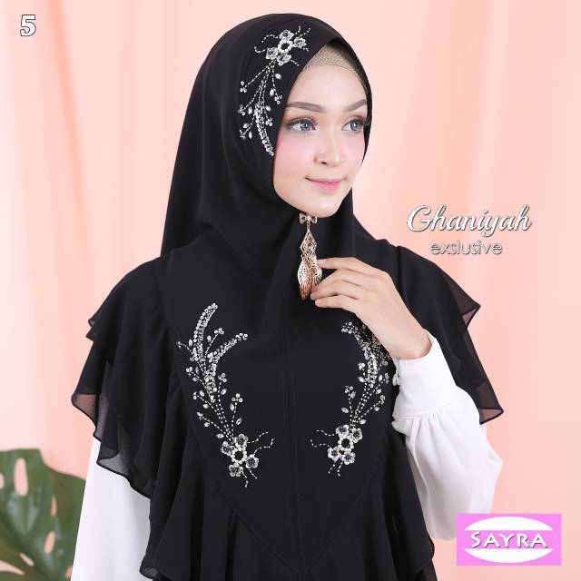 Hijab Instan khimar Sayra by Ghaniyah