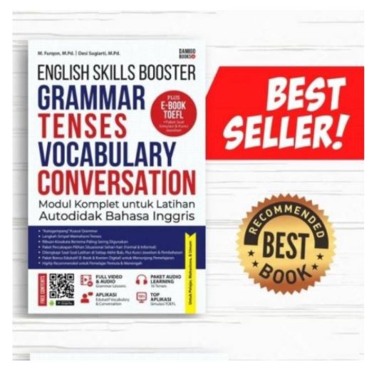 Buku Bahasa Inggris English Skills Booster Grammar, Tenses, Vocabulary