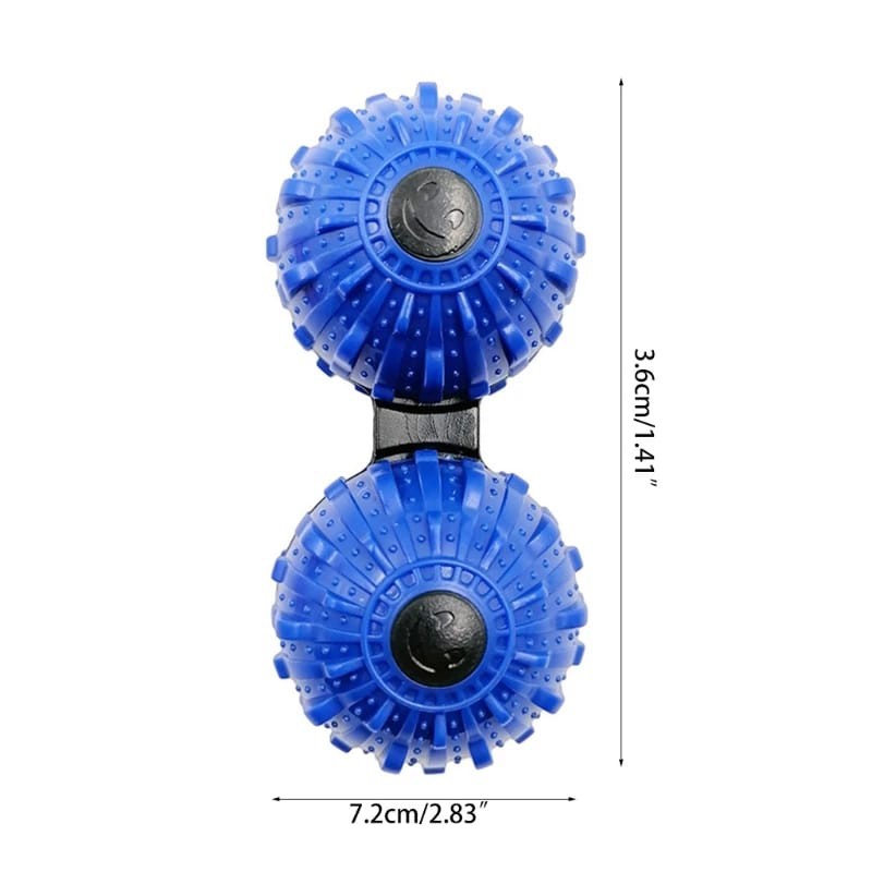 HOKKITERUS21 Mainan SPINNER FIDGET 2 BOLA PIJAT alat terapi otot jari tangan pundak paha anti stres