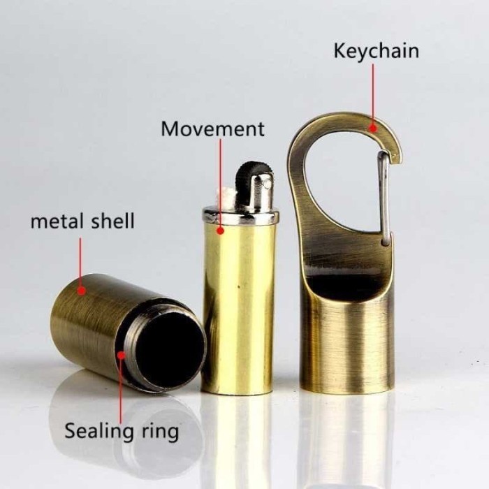 Gantungan Kunci Korek Api Aolikes Waterproof Dolphin Lighter