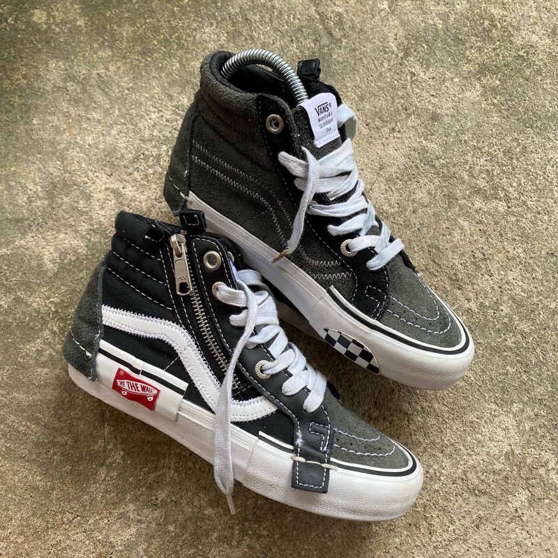 ((TERMURAHH)) Sepatu VANS / VANS SK8 Hi Cut and Paste / Vans Second