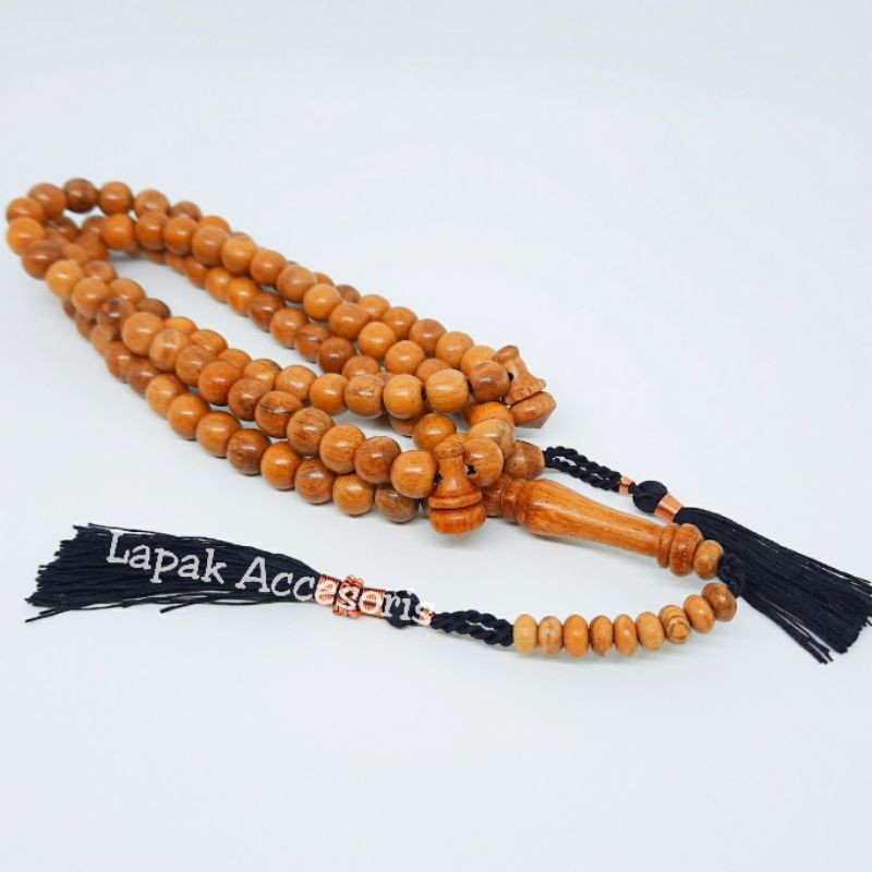 Tasbih Kayu Gaharu 99 Butir Asli Original Wangi Khas Gaharu