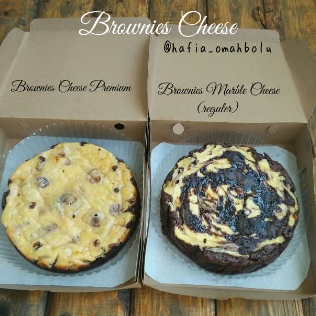 

Brownies Cheese Marble Medium Size 18cm