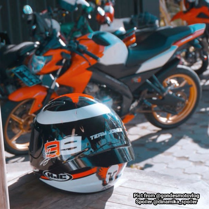 Spoiler Helm HJC Yamaha (KBC V/VK)