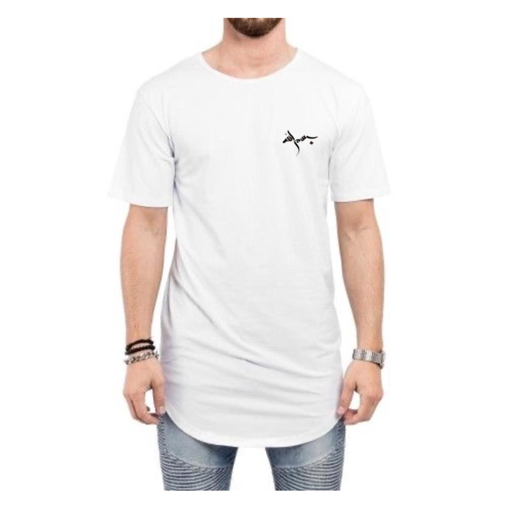 Kaos Kurta Lengan Pendek Longline Import Pria Dewasa / Kaos Lengan Pendek Pria Dewasa Longline Motif