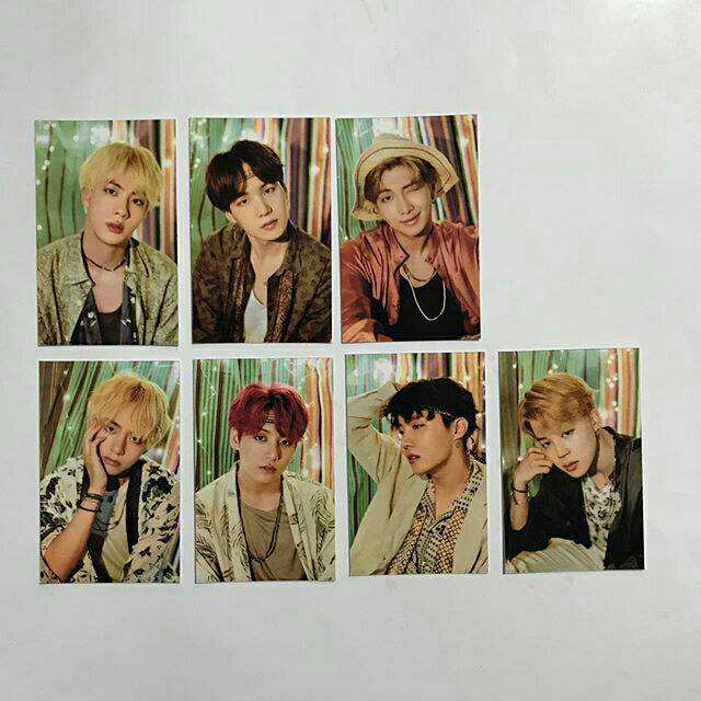 BTS Summer Package photocards