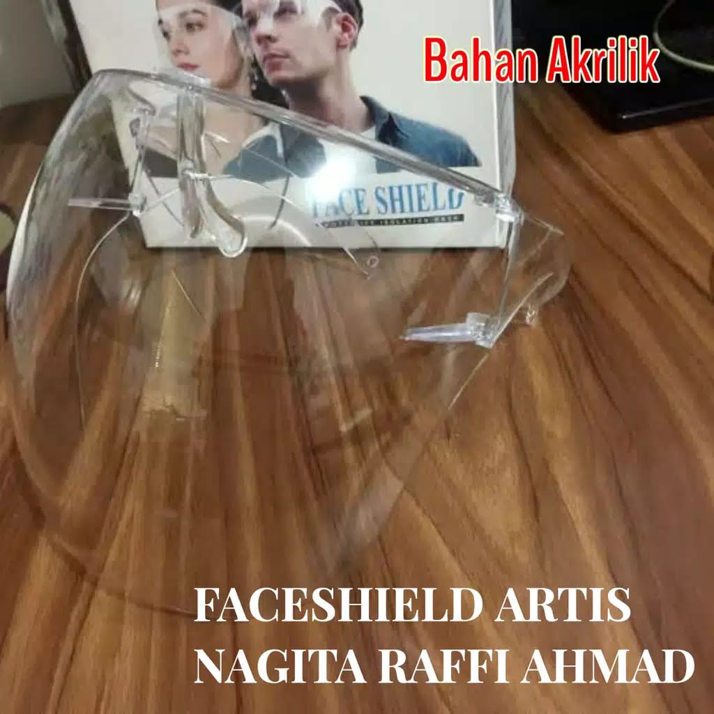 Face Shild Real Raffi Nagita Original Face Shild AKRILIK Kaca Mata 2021