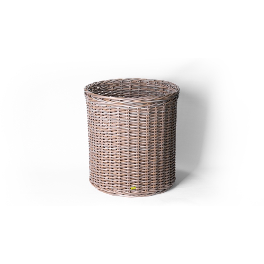 Wide Round Cylinder Basket in Bright Nude - Double Xtra Large