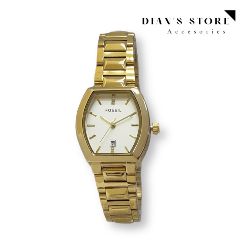 JAM TANGAN CEWE FOSSIL RANTAI TANGGAL