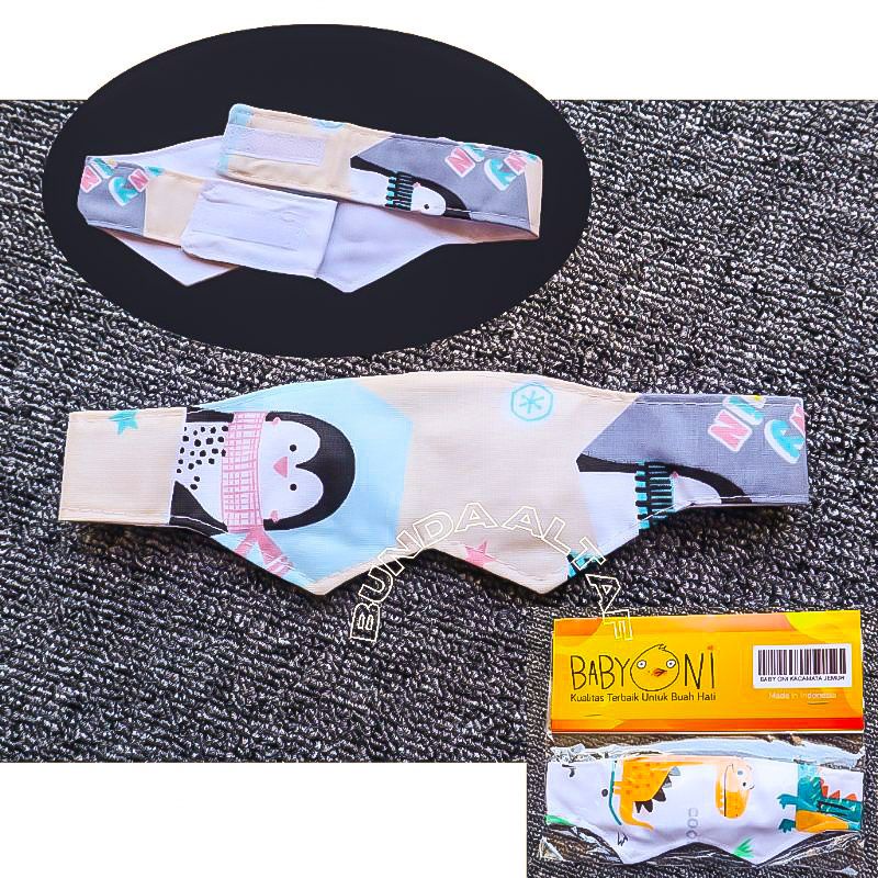 Kacamata Jemur Bayi Penutup Mata Bayi Baby Oni / Baby Eye Mask [ Bunda Altaf ]