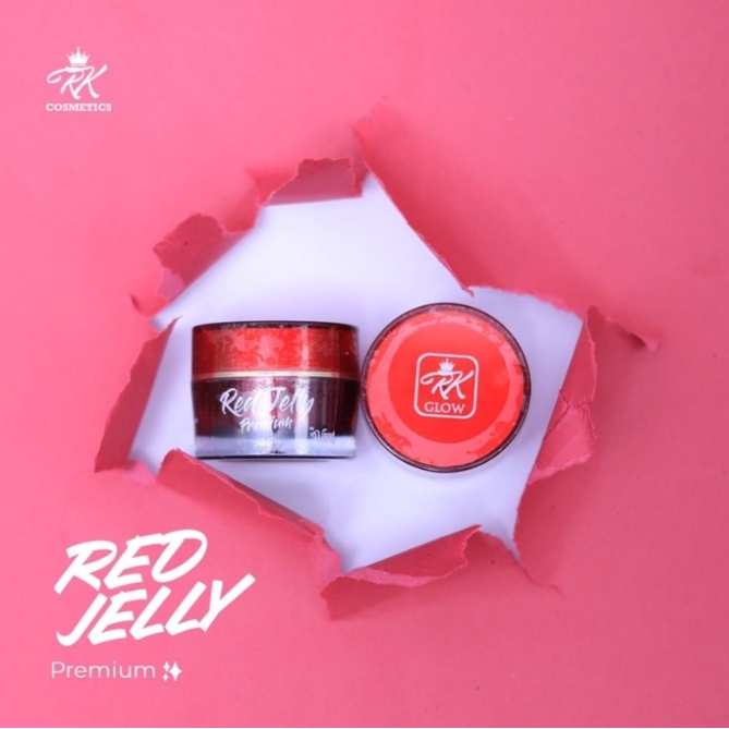 RED JELLY RK SKIN BOOSTER / PERAWATAN WAJAH / RED JELLY RK GLOW BPOM ORI