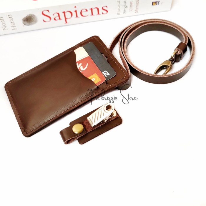 

Id Card - Id Card Holder.Lanyard Kulit Sapi Asli