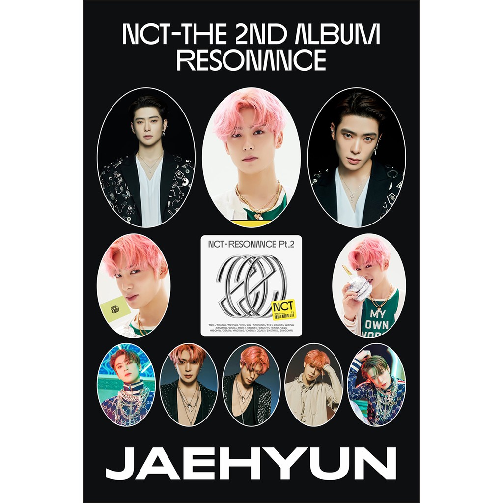 Sticker NCT Jaehyun Kpop Stiker A6 Nct 2020 Resonance Arrival Neo Culture Technology