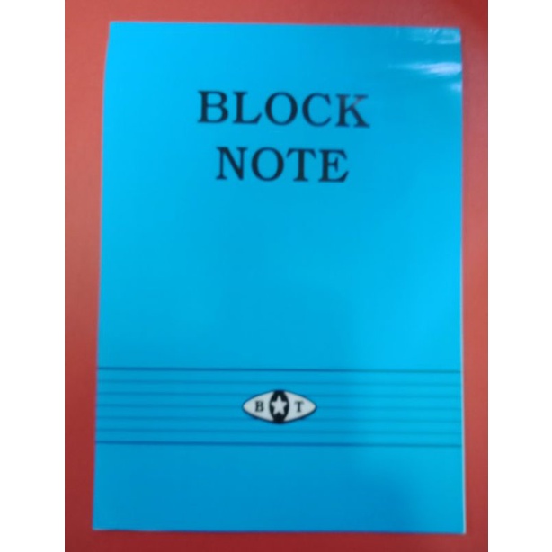 

Buku Block Note Kwarto isi 21 Lembar 15*21cm (1pcs)