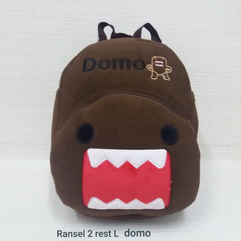 Toysopedia Tas Domo/Slingbag Tas Slempang Domo/Tas Ransel Backpack Karakter