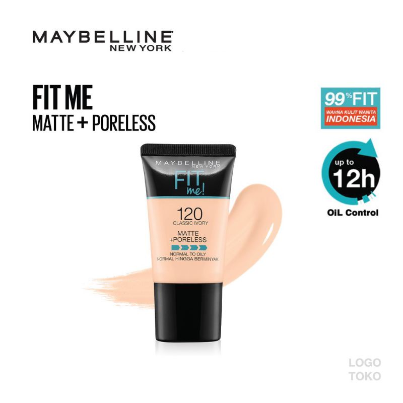 Maybelline Fit me Foundation Matte + Poreless 30 &amp; 18ml