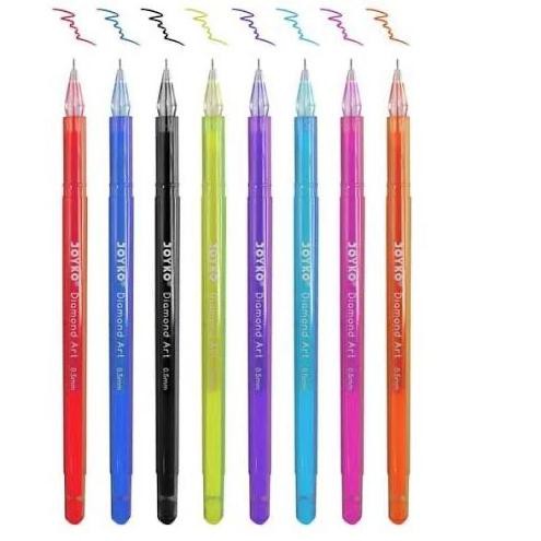 

Best Seller>>...!112XG Color Gel Pen Joyko Diamond Art 0.5 mm 8 Pcs Mix / Pulpen GPC - 309S