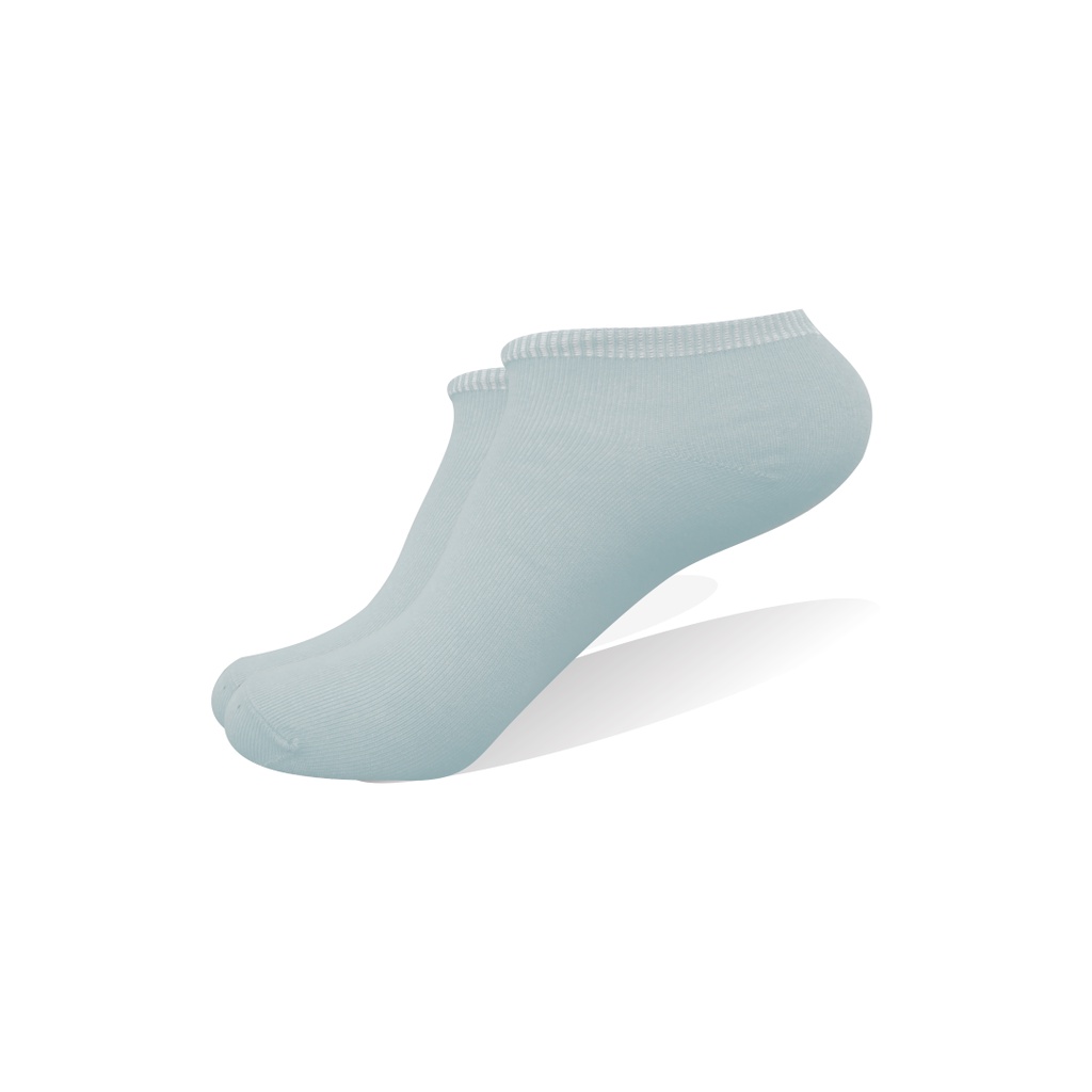 Kaos kaki Pendek / Mata Kaki  Ankle LowCut Polos (BISA PILIH WARNA)-MK -BIRU JEANS
