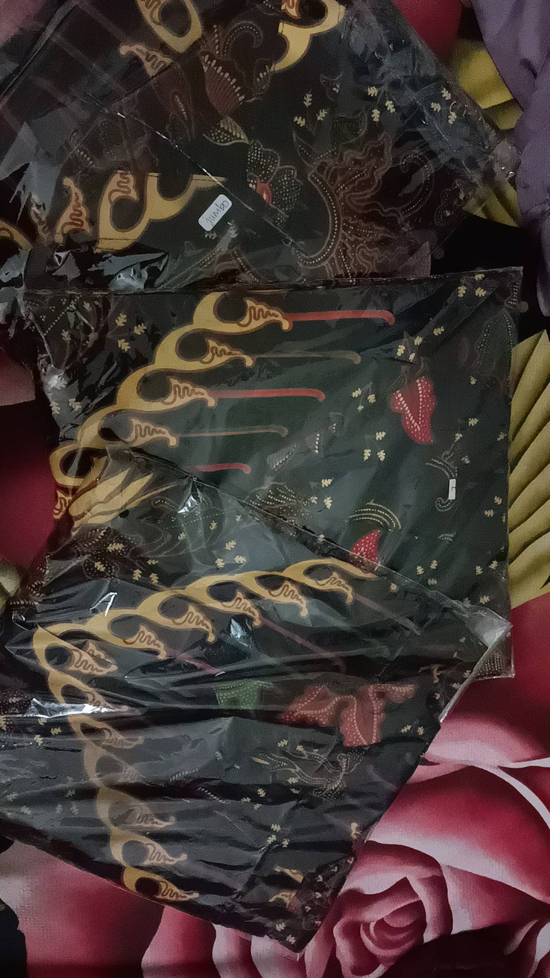 Batik Couple Keluarga Sania Ruffle Ori Ndoro Jowi Dnt Motif Kupu Sogan