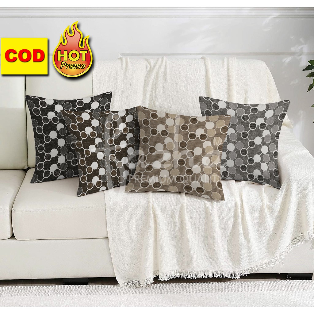 Sarung Bantal Sofa Kursi Tamu fazha Mewah Kekinian Minimalis Modern Premium Unik Murah Meriah Motif 