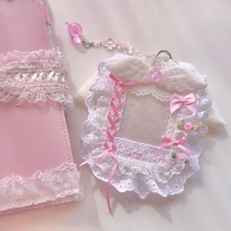 lace ribbon deco toploader lace ribbon binder deco lace toploader lace ribbon deco photocard holder 