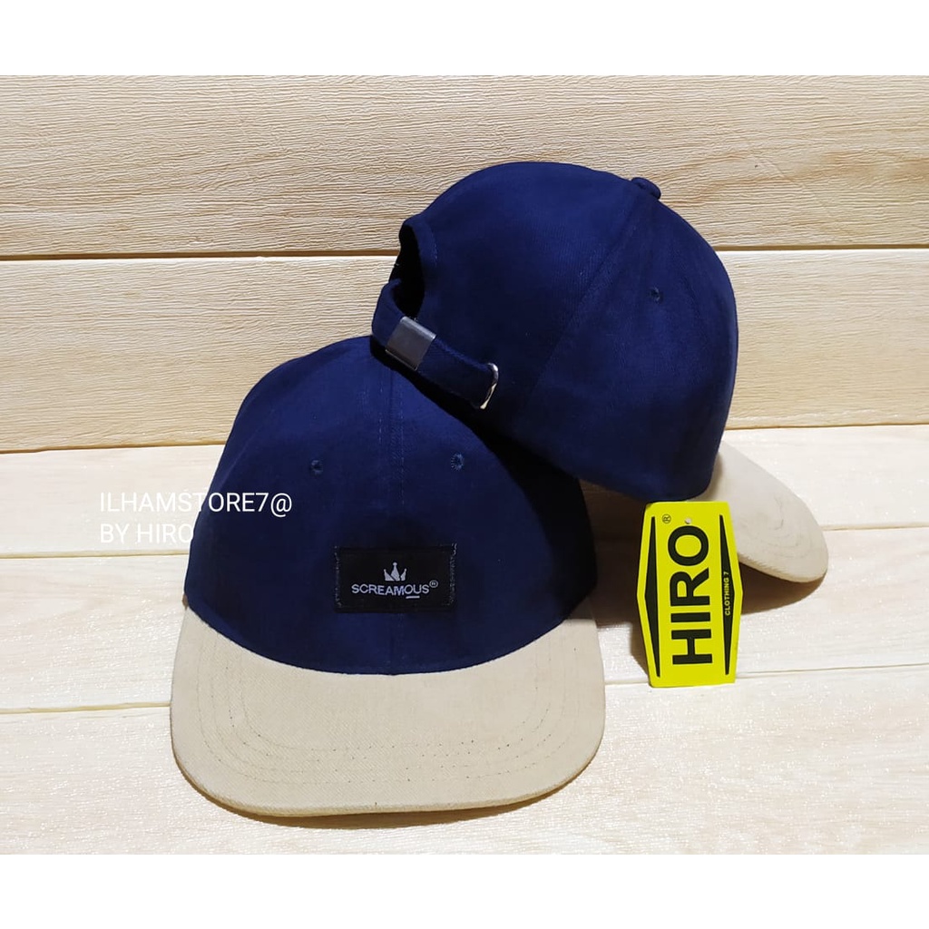 (COD)Topi Snapback Bordir SCREAMOUS New Model/Topi Distro Terlaris/Topi Distro Pria