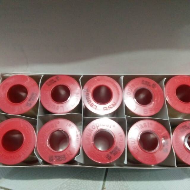 leukoplast/ hansaplast 7,5 cm x 4,5 m plester roll kain plester coklat / hansaplast