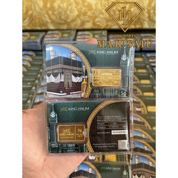 LM KING HALIM 10 GRAM MASJIDIL HARAM NEW