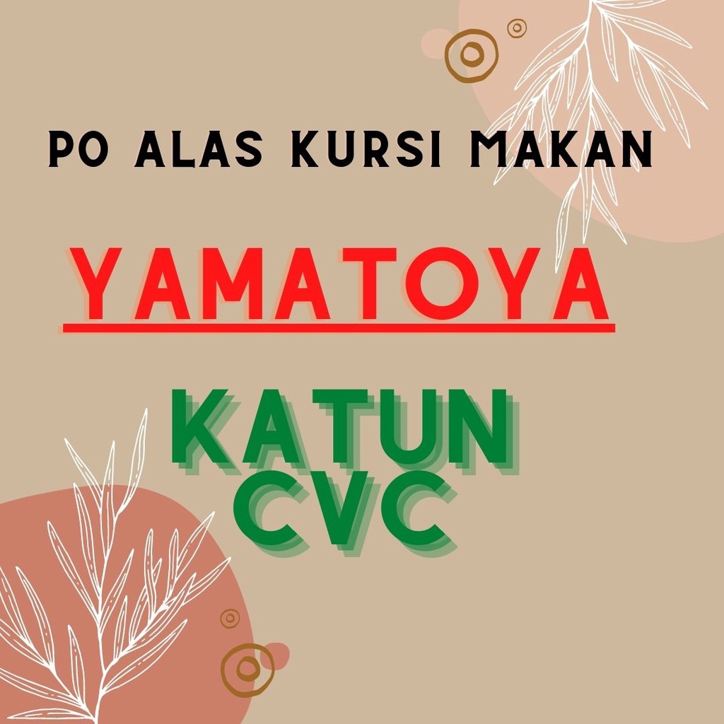 PRE ORDER KATUN CVC ALAS KURSI MAKAN bayi Yamatoya SukuSuku Plus 1 set isi 3 High Chair AKACHAN ld99