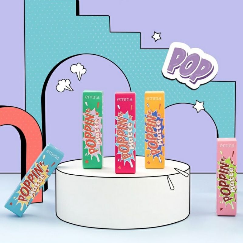 Emina Poppin' Matte Lip Cream | Lip Matte | Lip Cream Matte