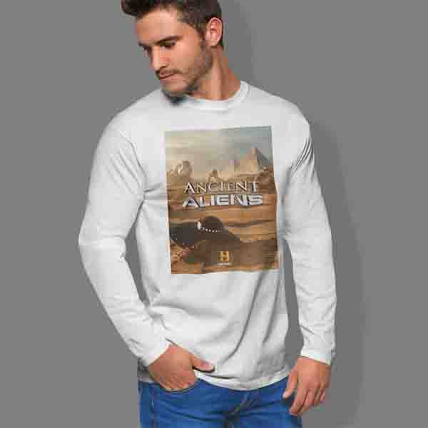 TSHIRT Ancient Aliens Kaos Tangan Panjang