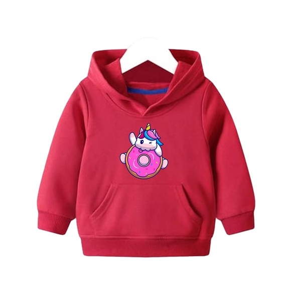 Sweater Anak Uni Donut Hoodie Anak Fleece