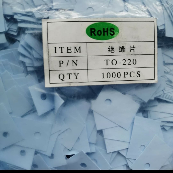 Isolator mika Transistor Toshiba bahan karet.