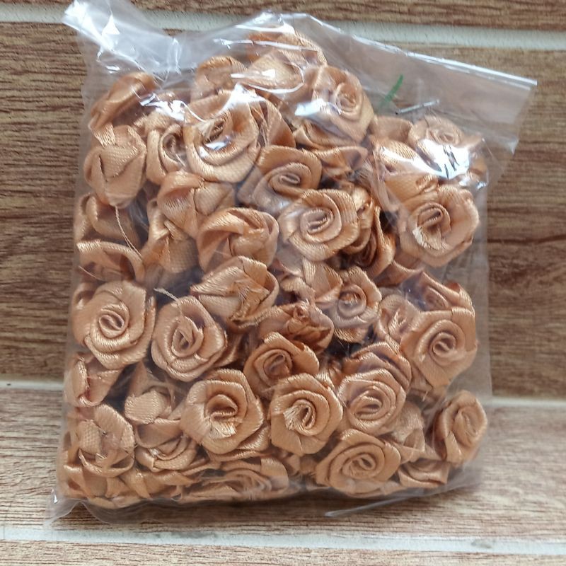 Isi 144 pcs bunga mawar rose 1/2 inch