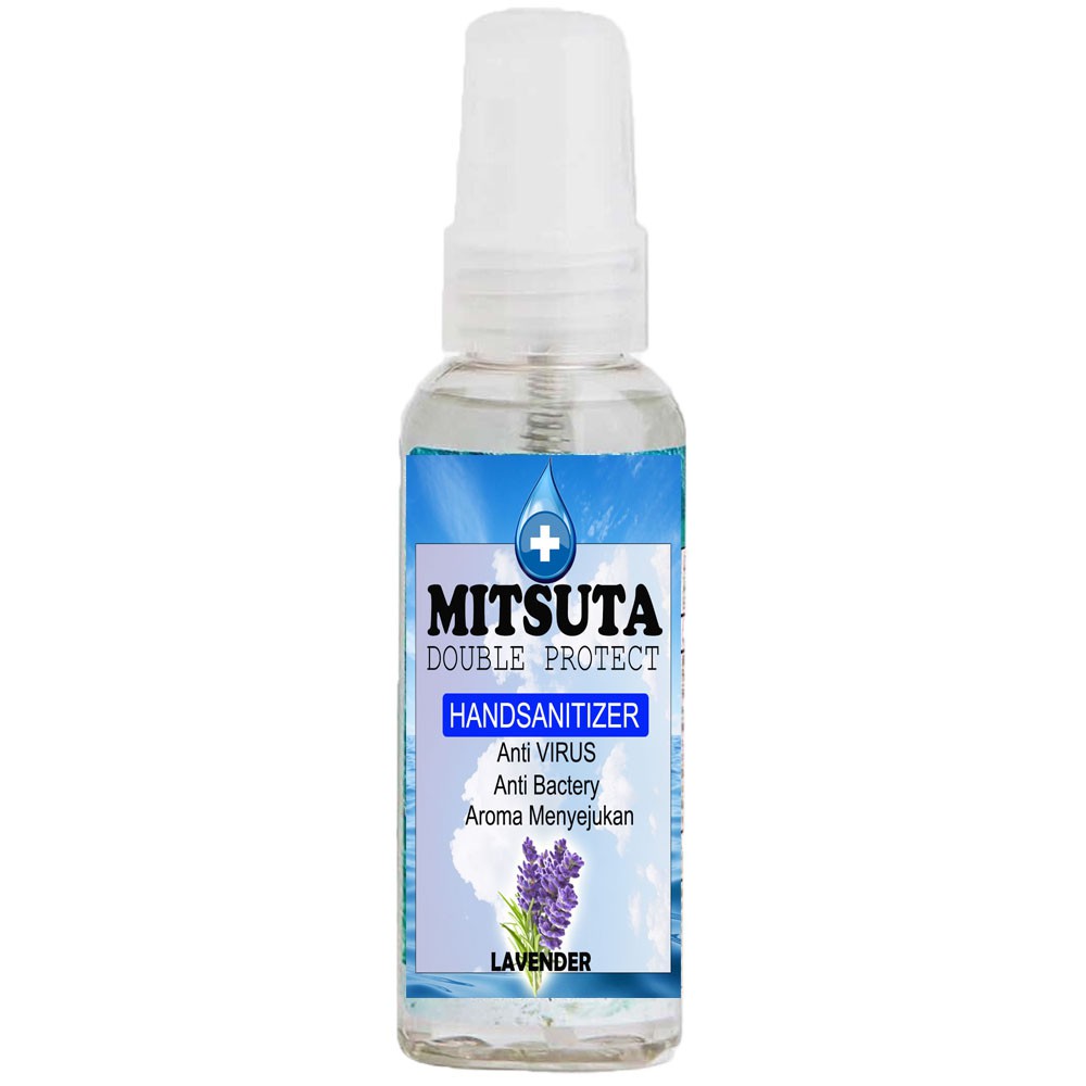 SPRAY Hand sanitizer FANCY Aroma LAVENDER - MEWAH 100ml Anti Bakteri Anti Virus Lembut dikulit