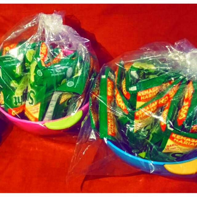 Sunlight sachet 60pcs free bowl cantik