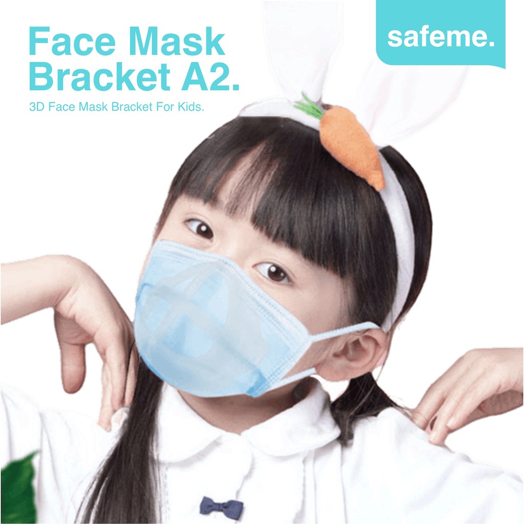 Penyangga Masker Kain Medis Anak Silikon 3D Mask Bracket Silicone Kids A2
