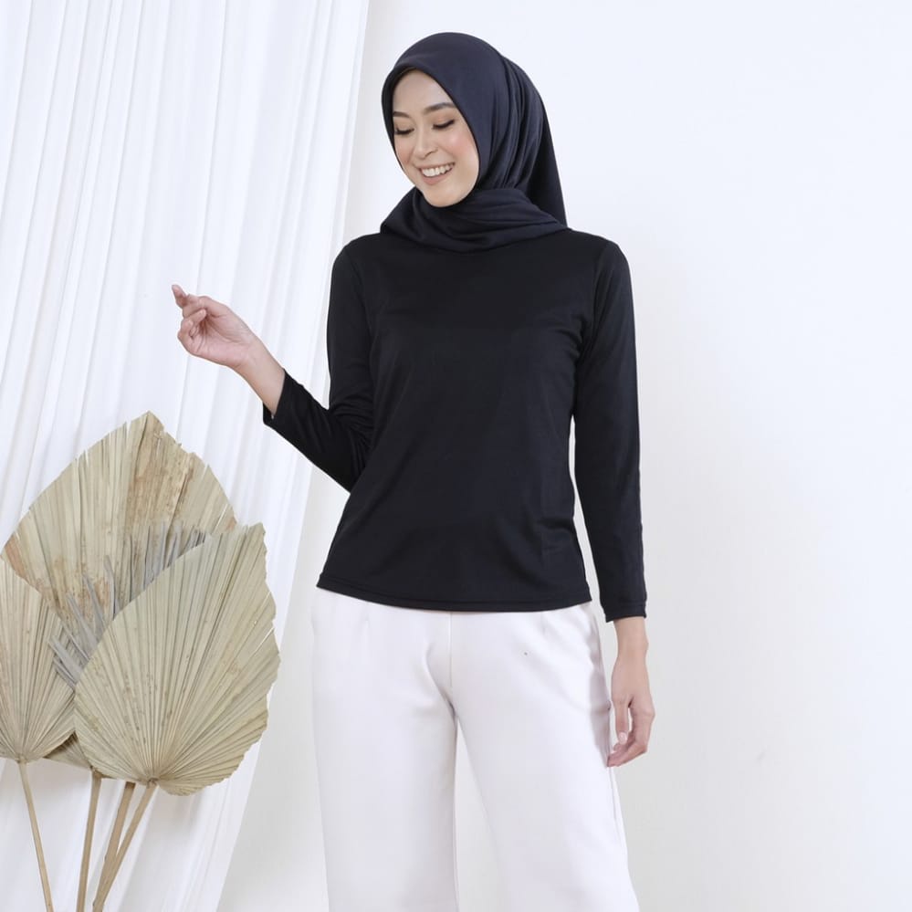 new manset baju wanita manset inner manset kaos wanita manset lengan panjang manset inner murah