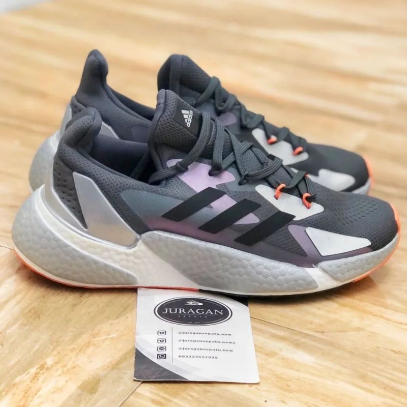 Adidas X9000L4 &quot;Grey Six/Core Black-Orange&quot;