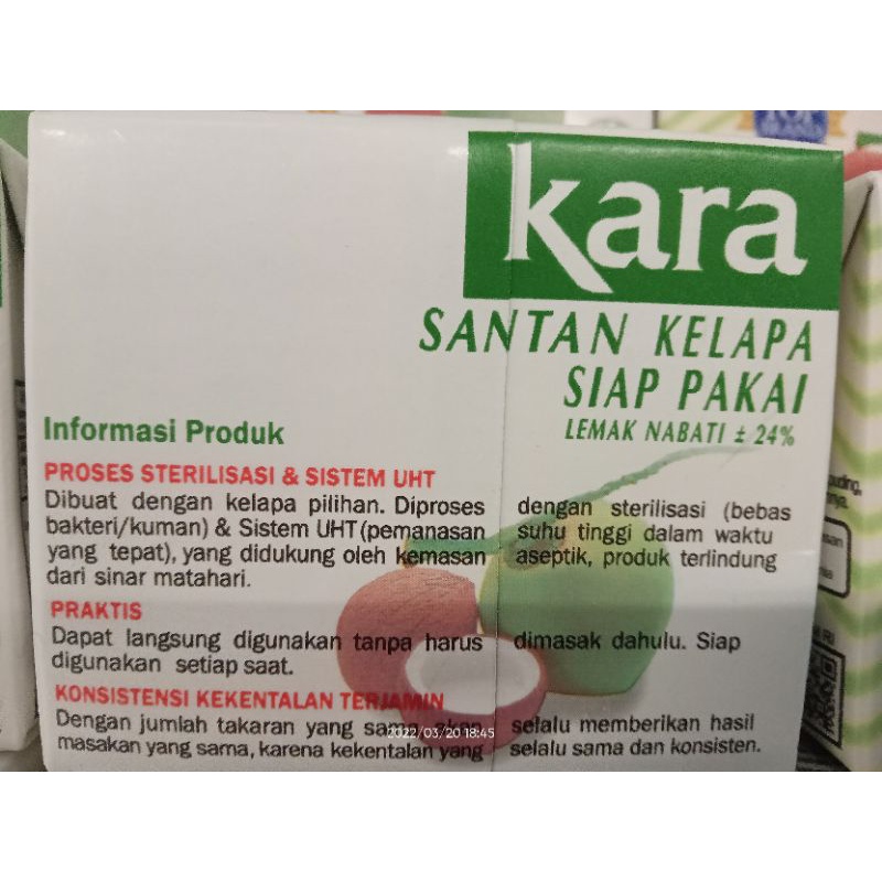 

kara santan kelapa 200ml