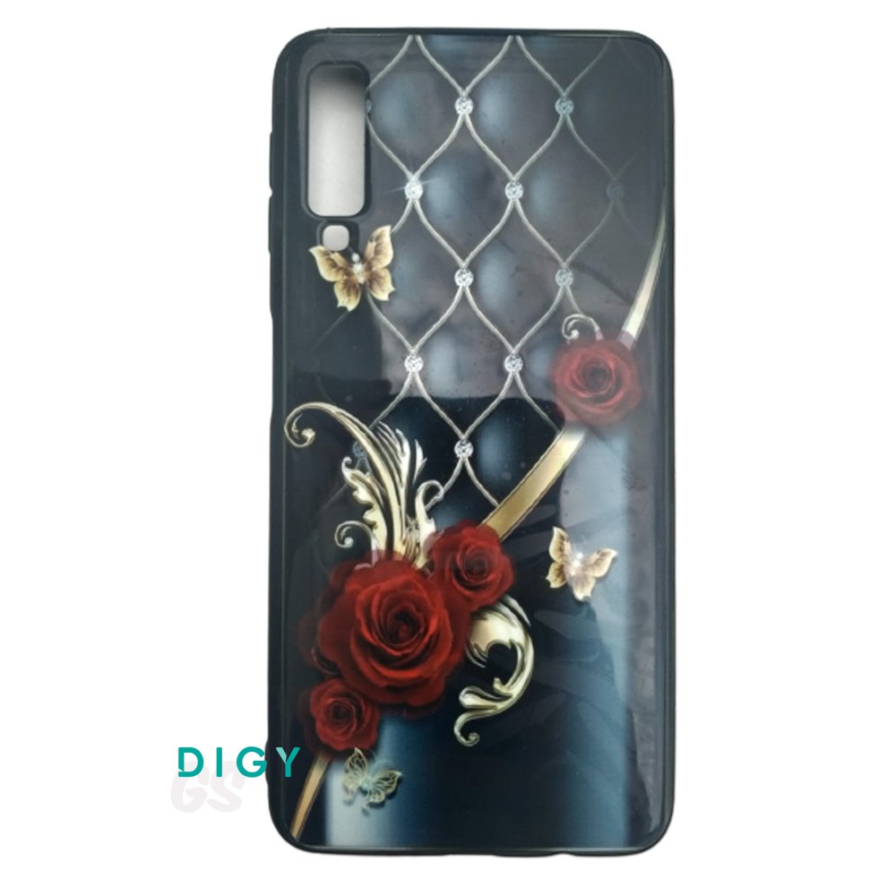 Casing Hp SAMSUNG GALAXY A7 2018 3D Flower Hardcase Fuze case hp Murah korea style