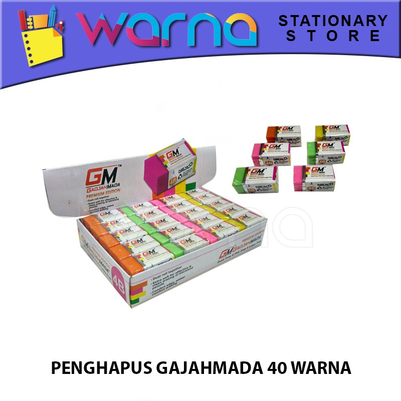 

PENGHAPUS GAJAHMADA GOZTAR 40 WARNA